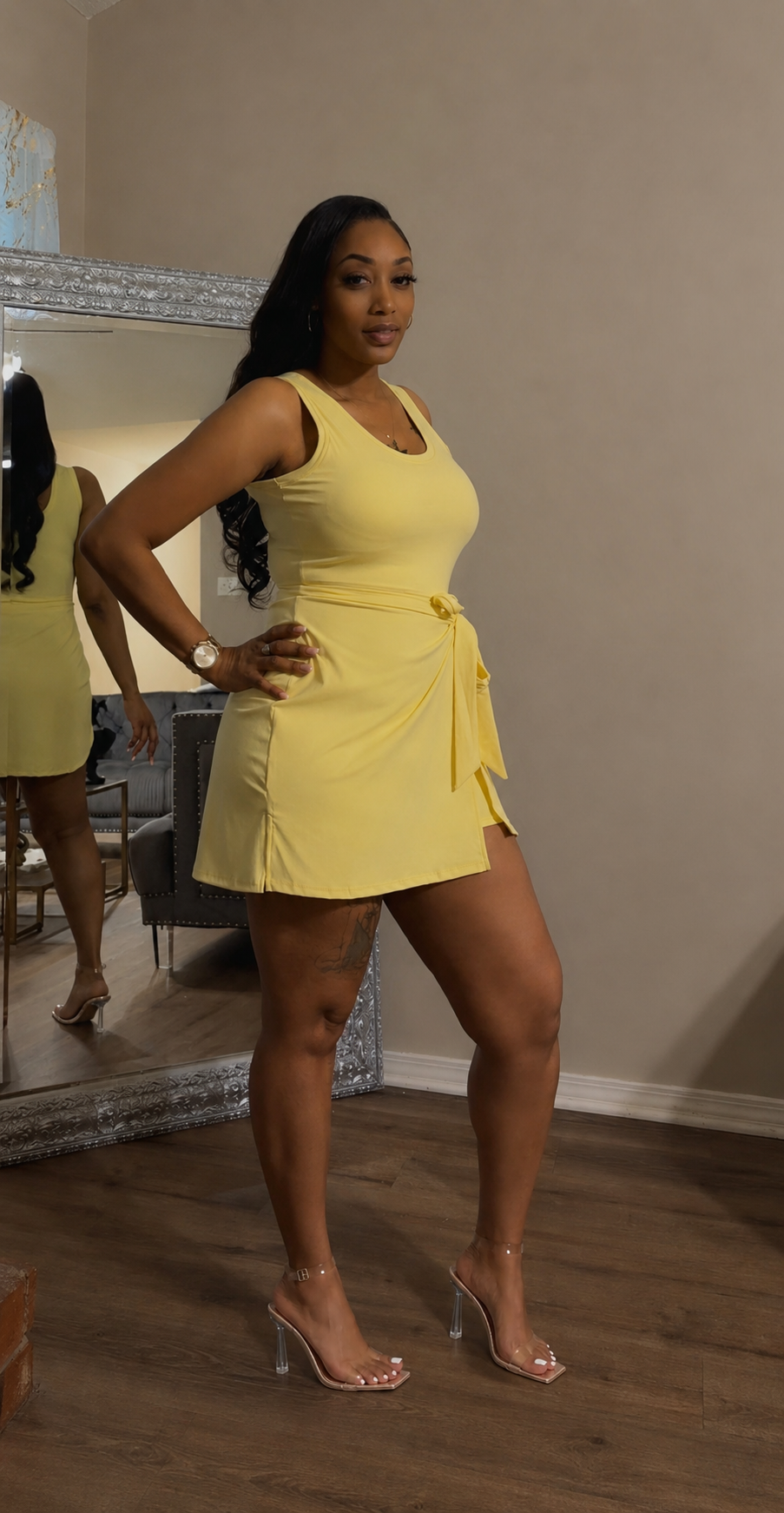 Skyline Charm Wrap Skort