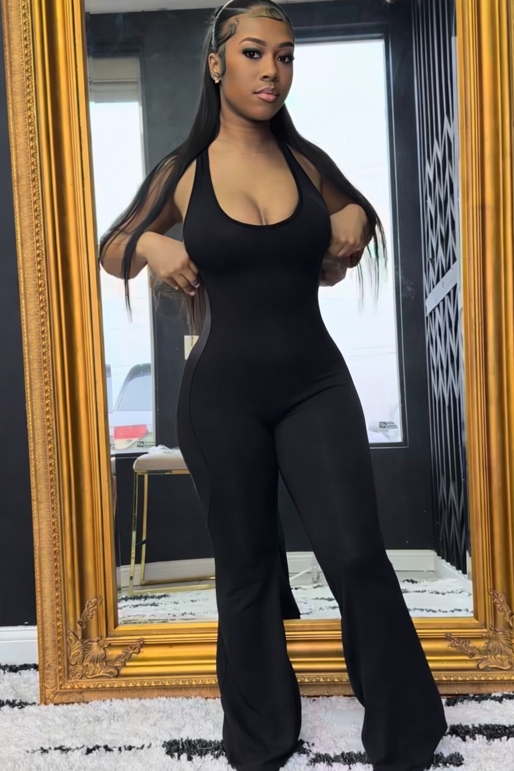 BBL Allegations  Jumpsuit ( Not Tall Girl Friendly) ( run small ) slim fit
