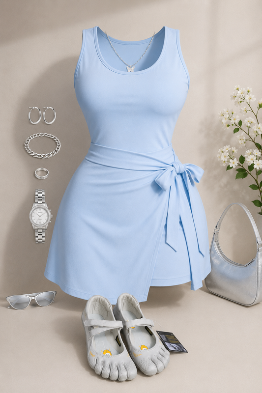 Skyline Charm Wrap Skort