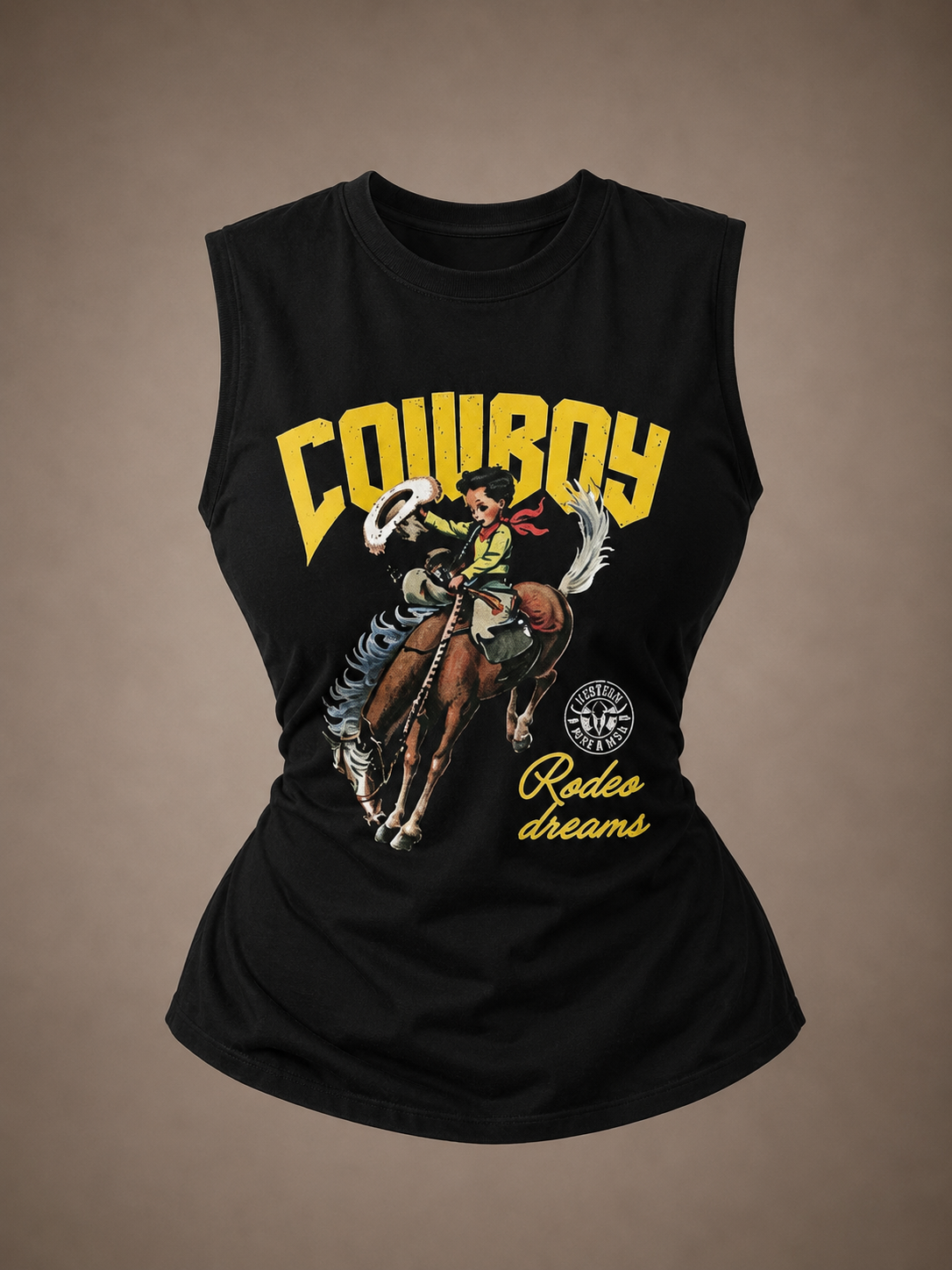 Ride Down Tank Top ( over size fit )