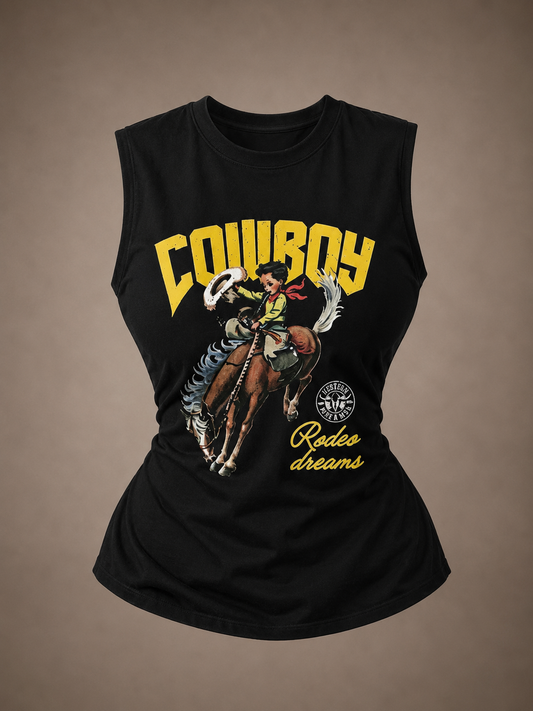 Ride Down Tank Top ( over size fit )