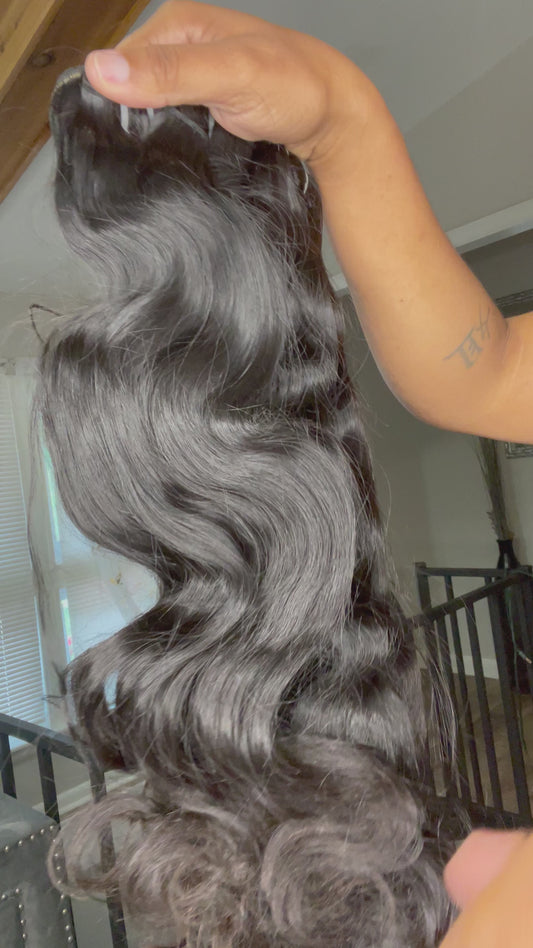 Raw Indian body wave hair